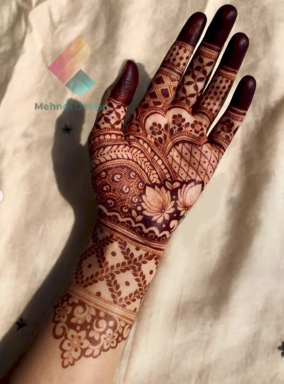 traditional mehndi designs 11