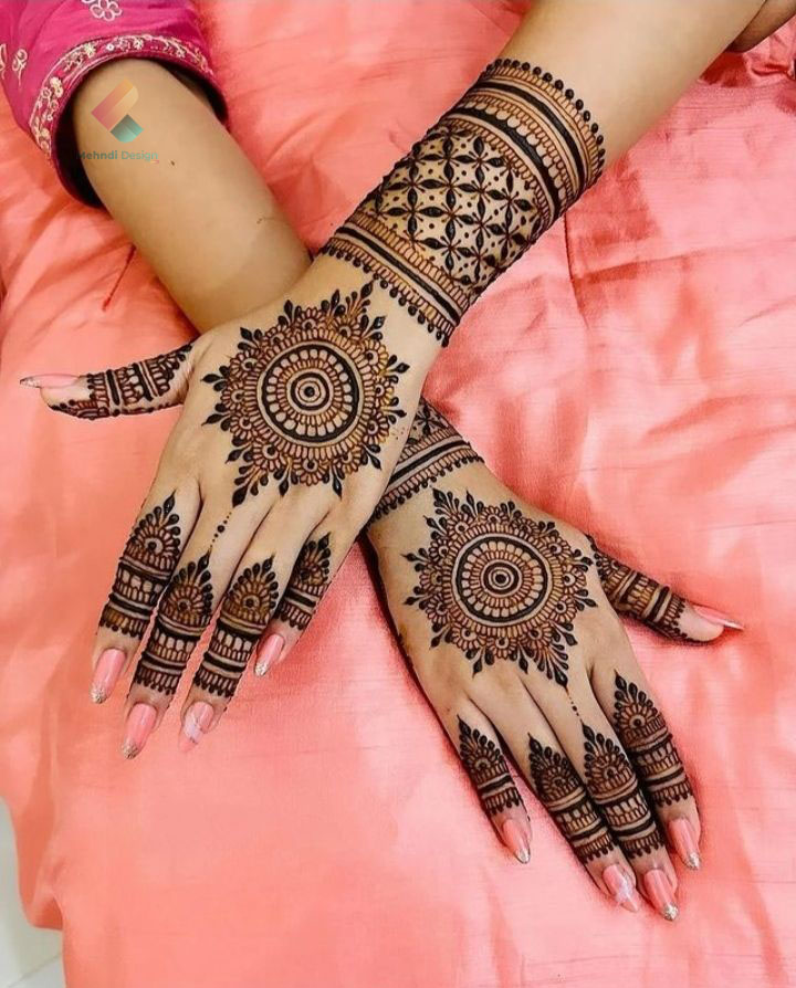 traditional mehndi designs 14