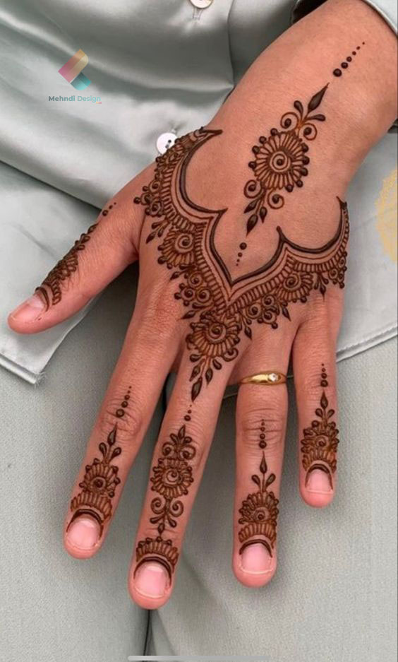 traditional mehndi designs 146