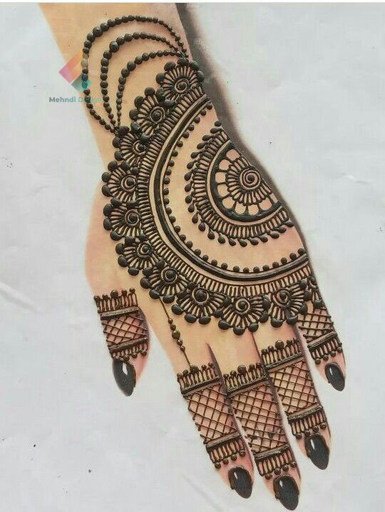 traditional mehndi designs 152