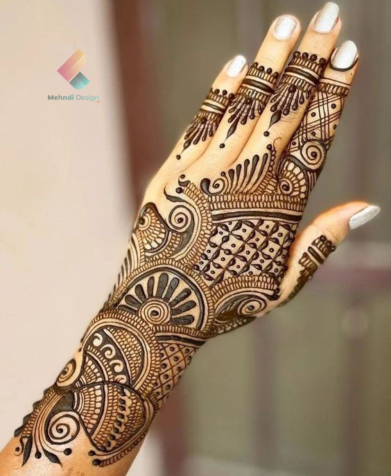 traditional mehndi designs 157