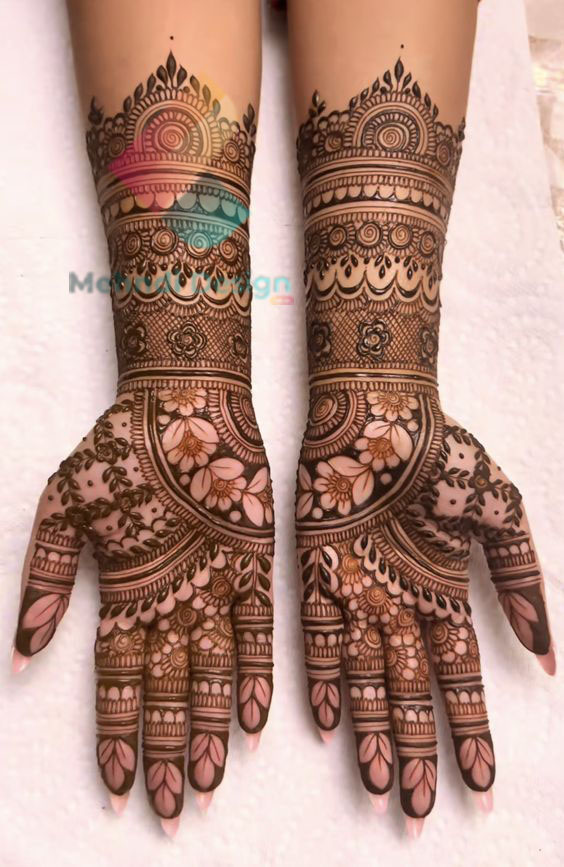 traditional mehndi designs 28