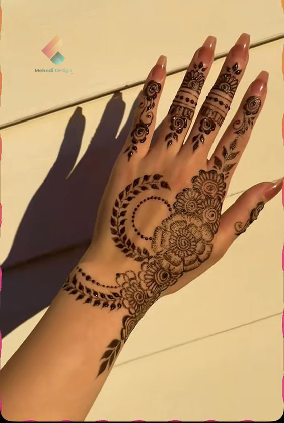 traditional mehndi designs 39