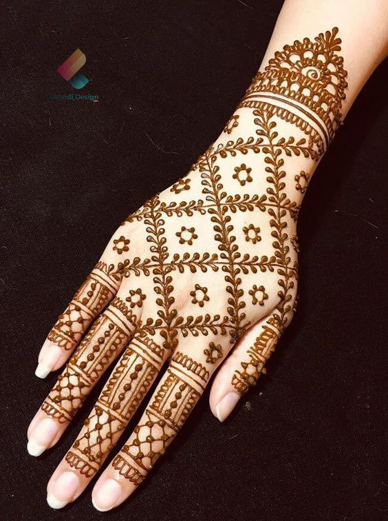 traditional mehndi designs 4