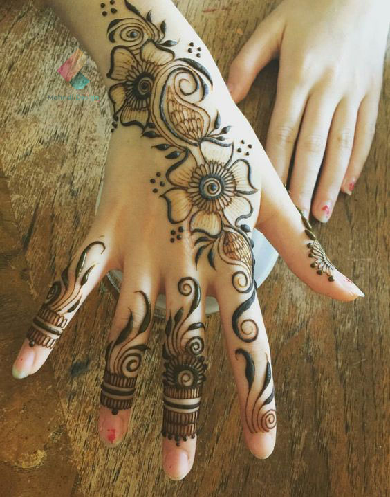 traditional mehndi designs 41