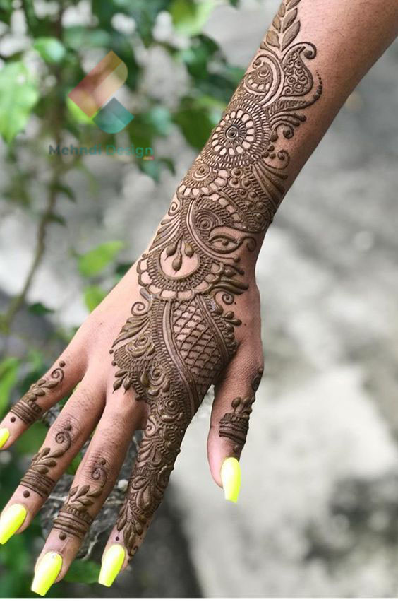 traditional mehndi designs 42