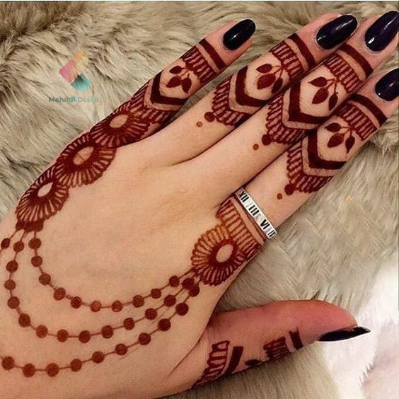 traditional mehndi designs 43