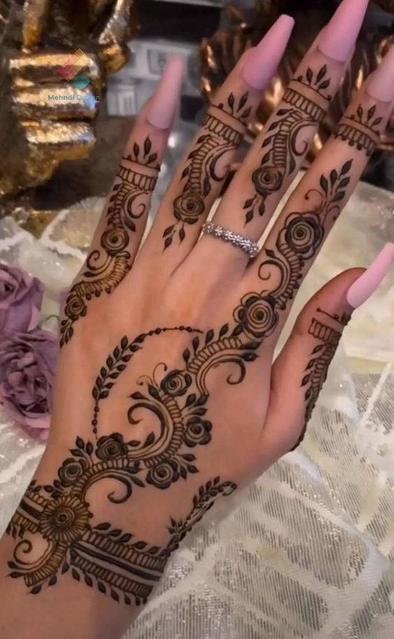 traditional mehndi designs 44