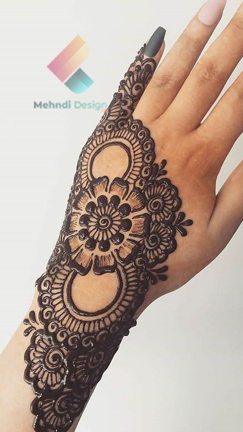 traditional mehndi designs 50