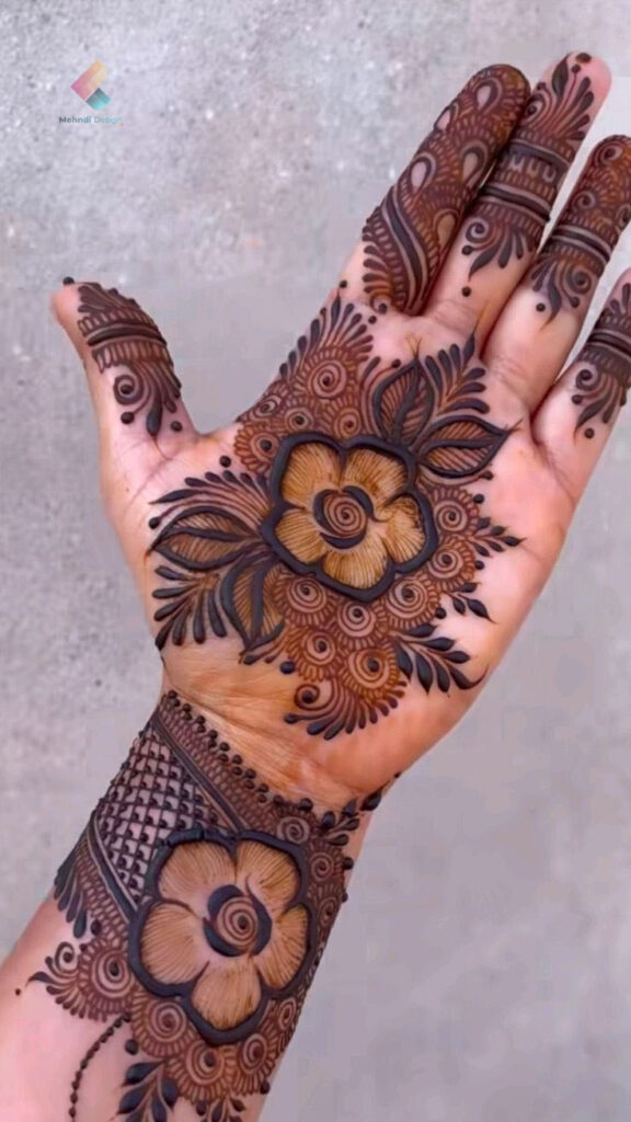 traditional mehndi designs 69