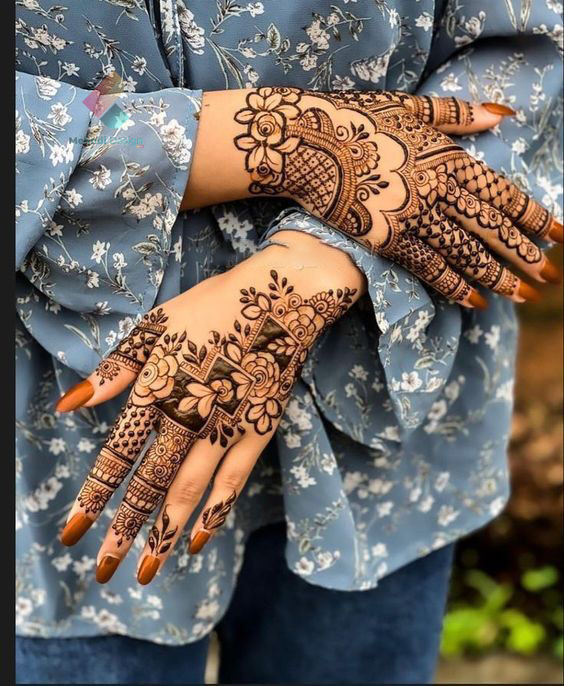 traditional mehndi designs 80