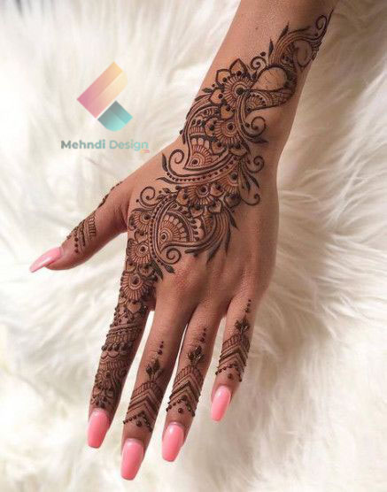 traditional mehndi designs 85